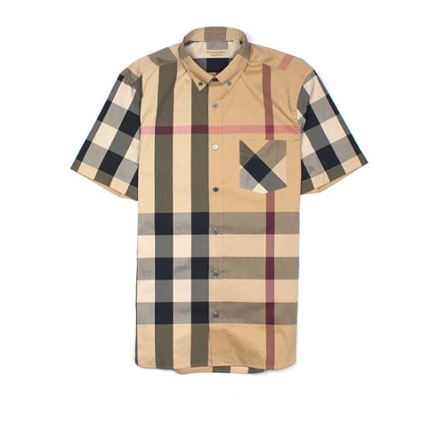 burberry short sleeve shirt womens|Burberry short sleeve shirt vintage.